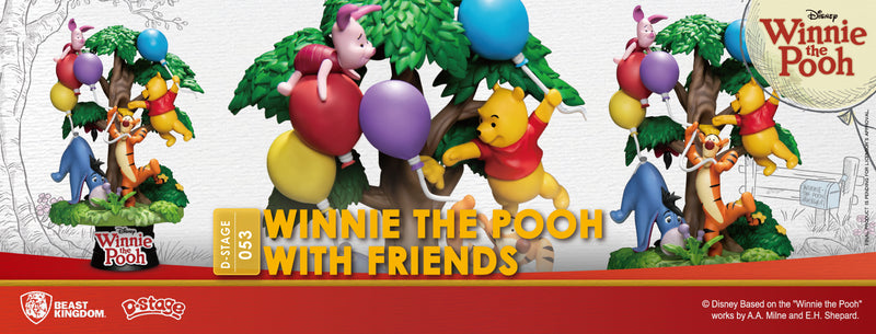 WINNIE THE POOH BEAST KINGDOM WITH FRIENDS