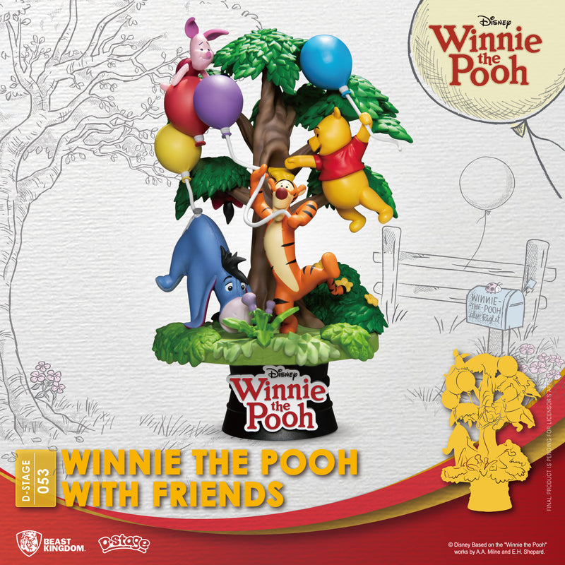 WINNIE THE POOH BEAST KINGDOM WITH FRIENDS