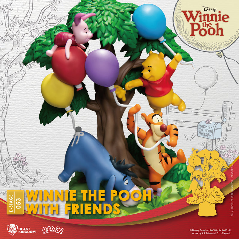 WINNIE THE POOH BEAST KINGDOM WITH FRIENDS