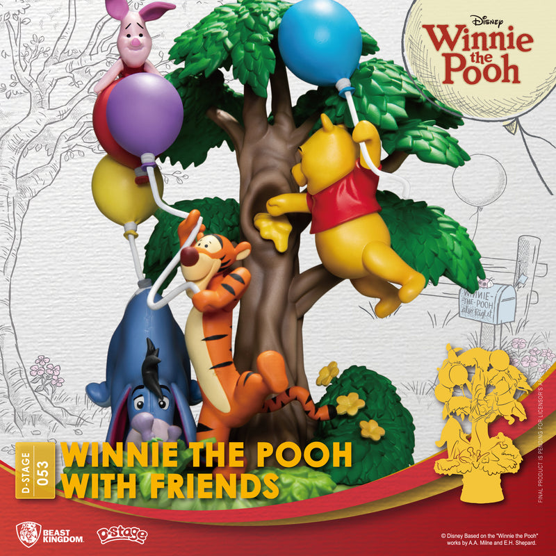 WINNIE THE POOH BEAST KINGDOM WITH FRIENDS