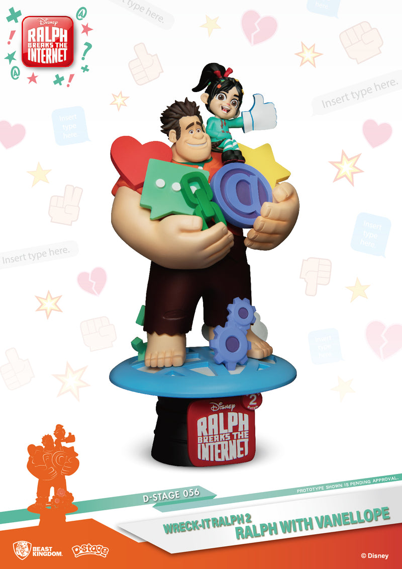 WRECK IT RALPH 2 BEAST KINGDOM RALPH WITH VANELLOPE