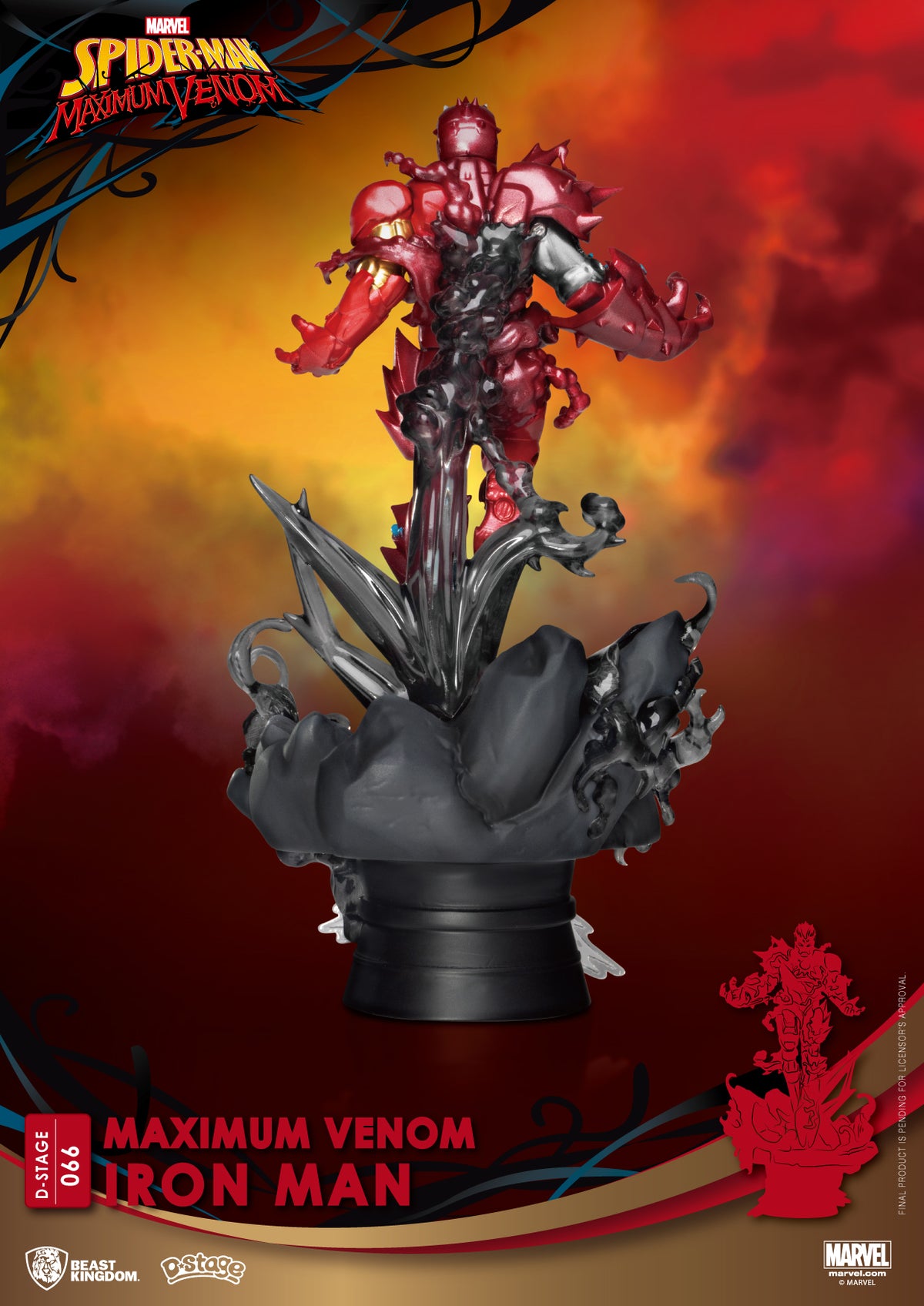 MAXIMUM VENOM Beast Kingdom IRON MAN
