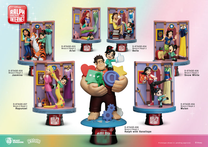 WRECK IT RALPH 2 BEAST KINGDOM RALPH WITH VANELLOPE