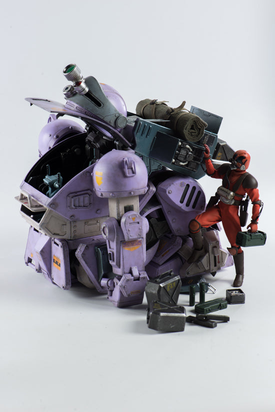 Armored Trooper Votoms 3A Scopedog <Melquiya color> & Parachute Sack