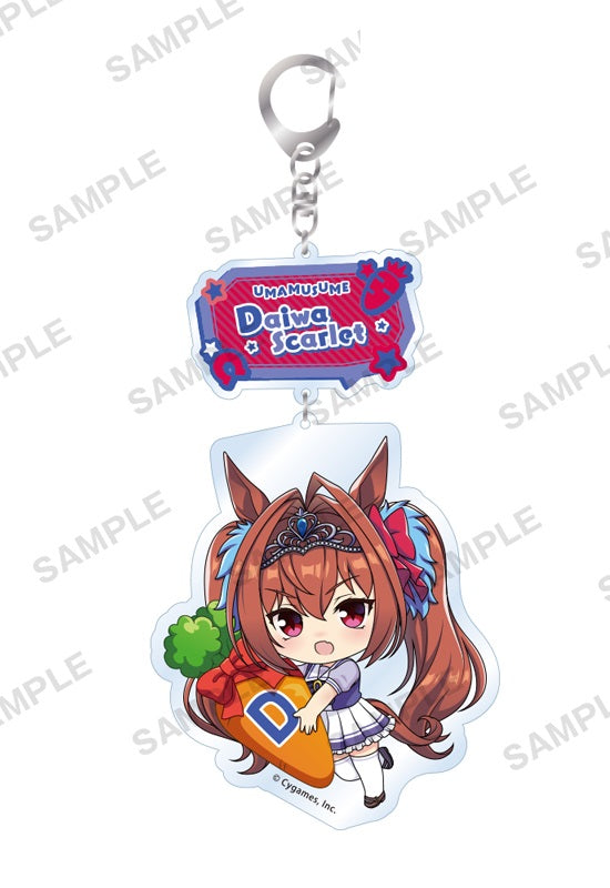 Uma Musume Pretty Derby Bushiroad Creative Mugyu Mini Acrylic Key Chain Vol.2 Daiwa Scarlet