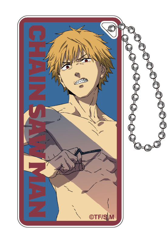 Chainsaw Man eye up Domiterior Key Chain Denji A
