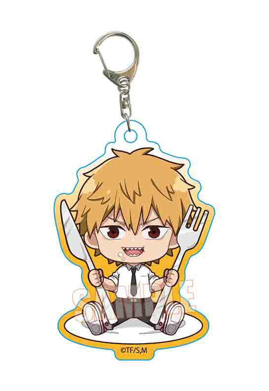 Chainsaw Man Bell House Gochi Chara Acrylic Key Chain Denji