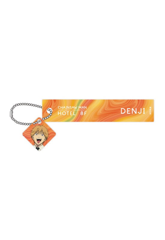 Chainsaw Man Ponycanyon Planning Hotel Key Chain Denji