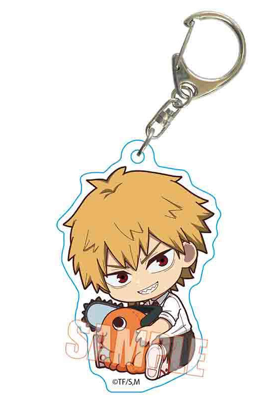 Chainsaw Man Bell House GyuGyutto Acrylic Key Chain Denji