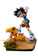 DIGIMON ADVENTURE MEGAHOUSE GEM YAGAMI TAIICHI & AGUMON Ver.20th anniversary