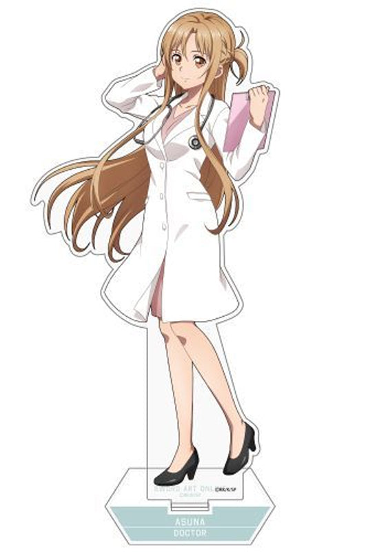 Sword Art Online Cospa Original Illustration Asuna Work Experience Acrylic Stand (Large) Doctor Ver.