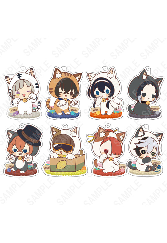 Bungo Stray Dogs KADOKAWA Acrylic Strap Kigurumi Series Nyanko Ver.(1 Random Blind Box)