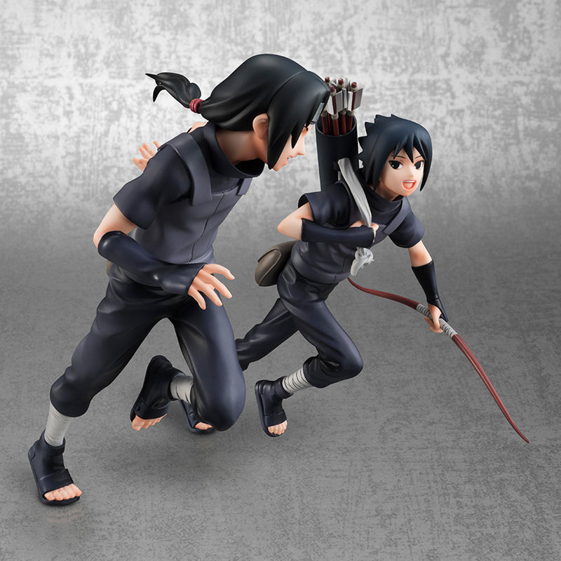 NARUTO MEGAHOUSE GEM SERIES UCHIHA ITACHI & SASUKE