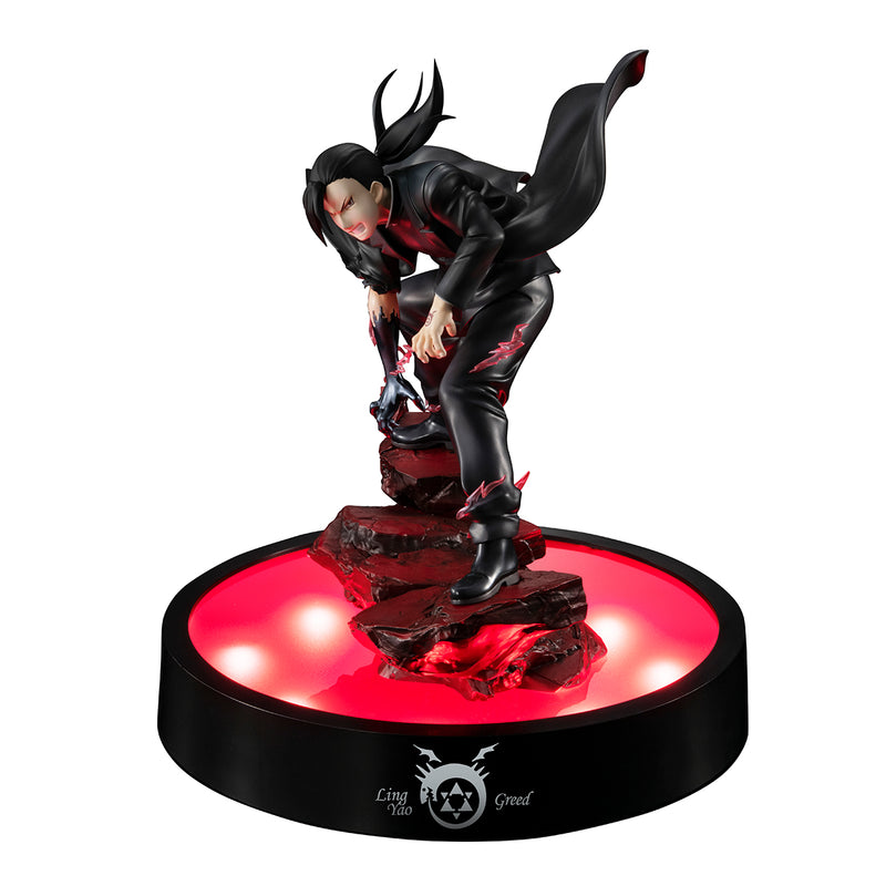 Full metal Alchemist MEGAHOUSE G.E.M. GREED（Lin・Yao） (WIith LED Base Stand)