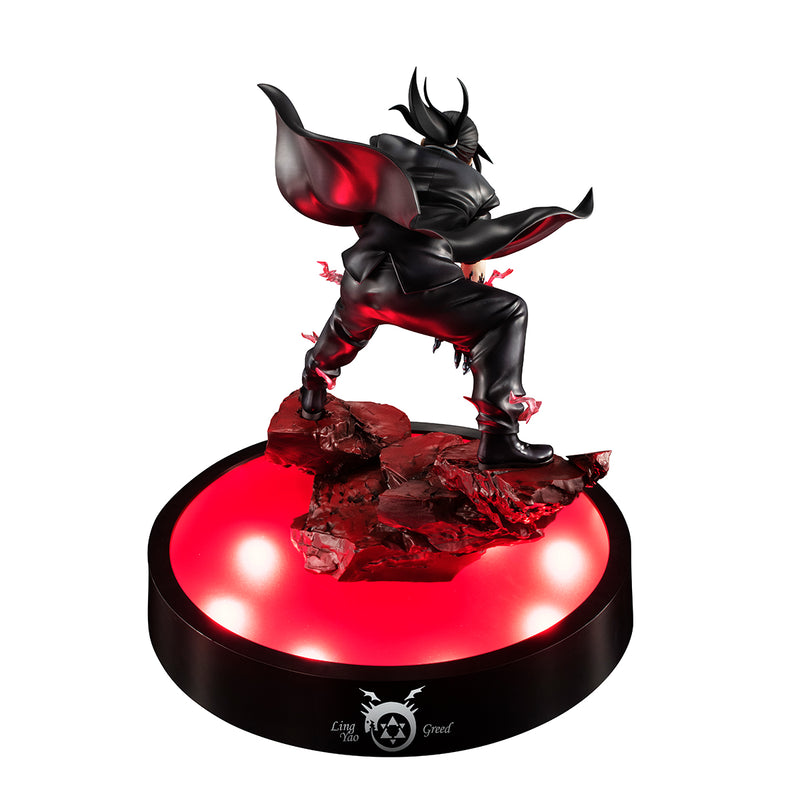 Full metal Alchemist MEGAHOUSE G.E.M. GREED（Lin・Yao） (WIith LED Base Stand)