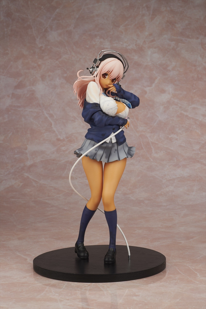 Super Sonico DRAGON Toy See through when wet photo shooting Tanned Gal Ver.