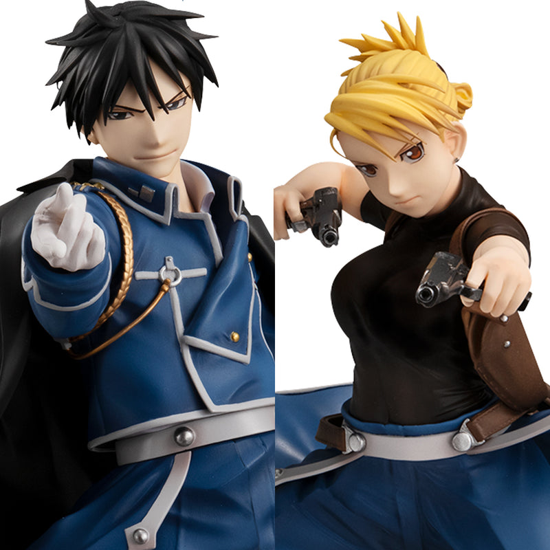 FULLMETAL ALCHEMIST MEGAHOUSE Precious G.E.M. Roy Mustang & Liza Hawkeye