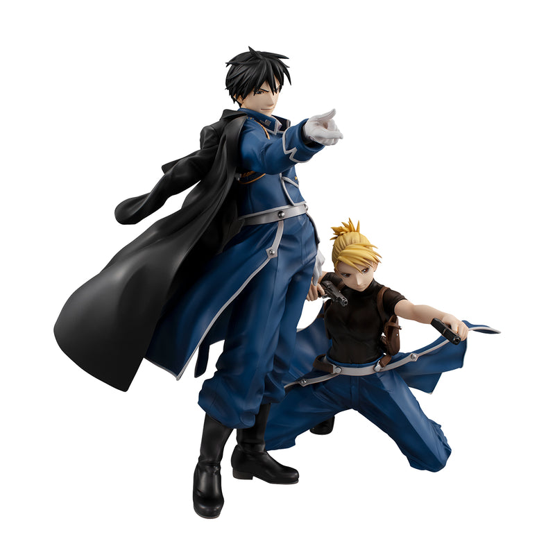 FULLMETAL ALCHEMIST MEGAHOUSE Precious G.E.M. Roy Mustang & Liza Hawkeye