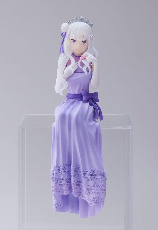 Re:ZERO -Starting Life in Another World- SEGA Lost in Memories PM Perching Figure Emilia -Dressed-Up Party