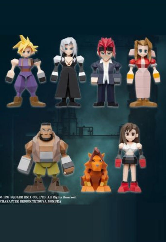 FINAL FANTASY VII Square Enix POLYGON FIGURE DISPLAY (BLIND BOX OF 8) [FIGURINE]