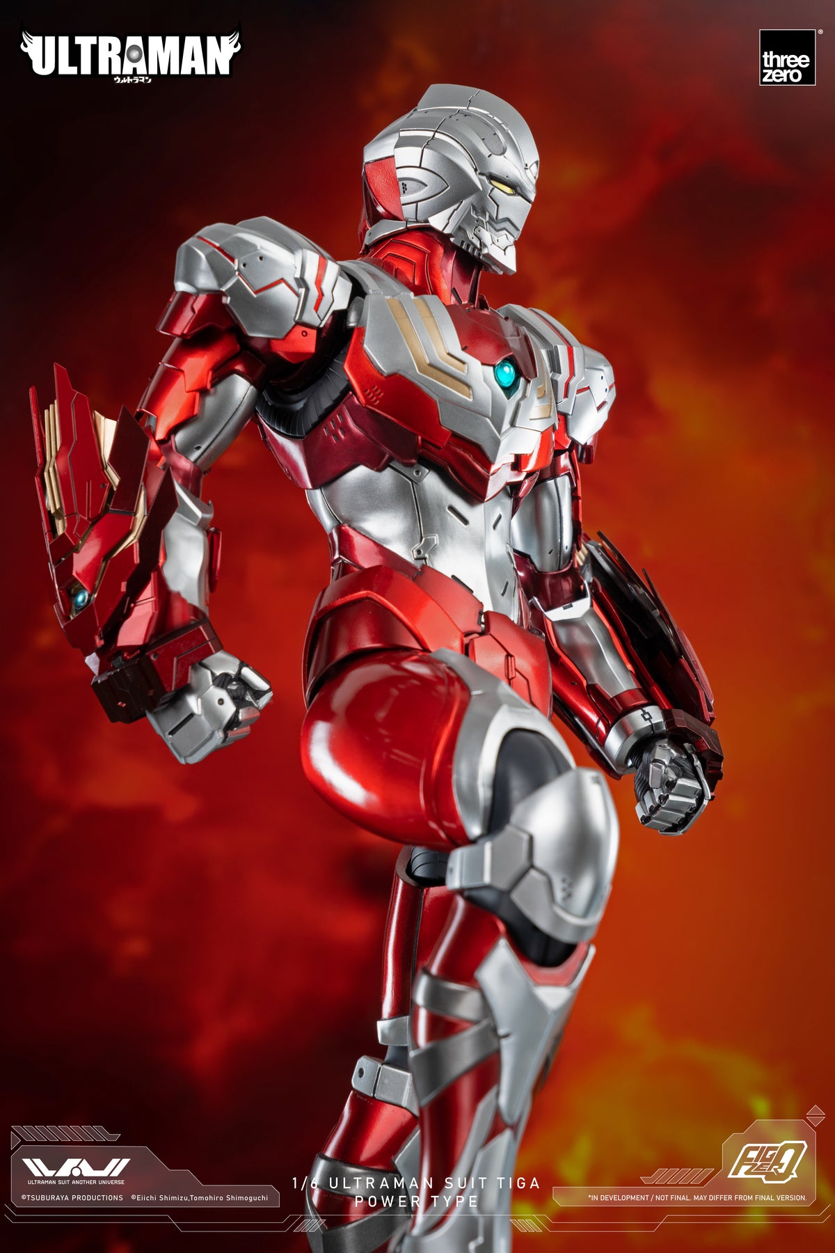 フィグゼロ 1/6 ULTRAMAN SUIT TIGA POWER TYPE FigZero 1/6機動奥特曼裝甲迪加力量型現於threezero Store，天貓