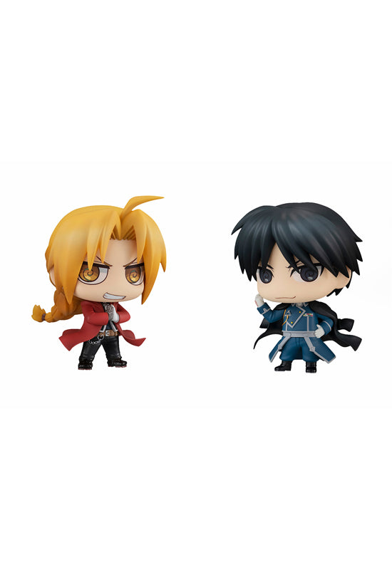 008 Fullmetal Alchemist MEGAHOUSE CHIMIMEGA BUDDY SERIES Elric & Roy Mustang SET