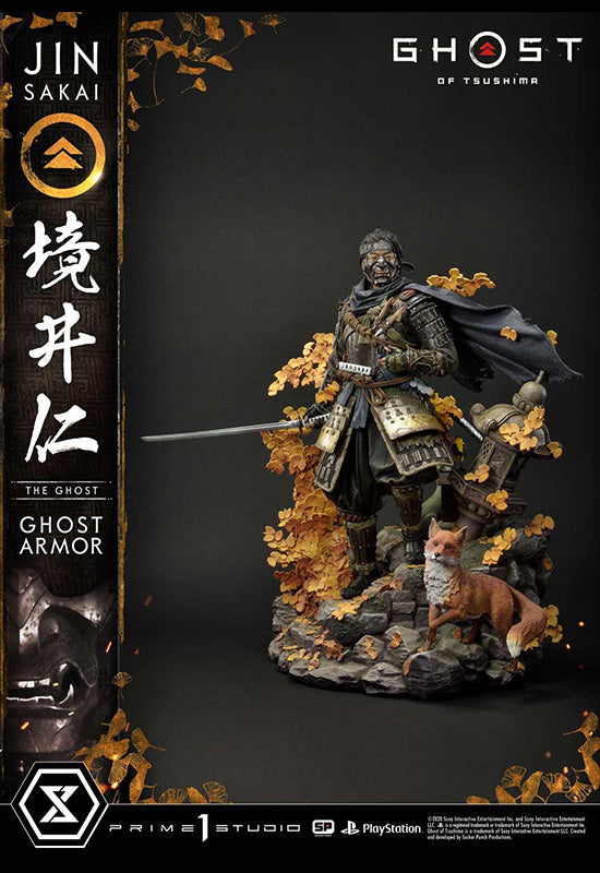 GHOST OF TSUSHIMA Prime 1 Studio JIN SAKAI, THE GHOST - GHOST ARMOR EDITION REGULAR VERSION