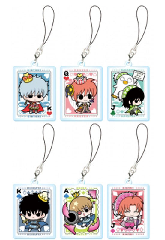 GINTAMA MEGAHOUSE ACRYLIC W/ STRAP GIN SAN'S CARDS (box of 6)