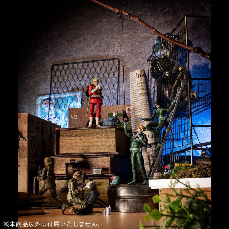 G.M.G. Mobile Suit Gundam MEGAHOUSE Principality of Zeon Army Soldier 04～05～06 Normal Suit Soldier & Char Aznable Set【with gift】
