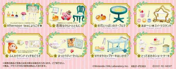 KIRBY Re-ment Afternoon Tea (1 Random Blind)