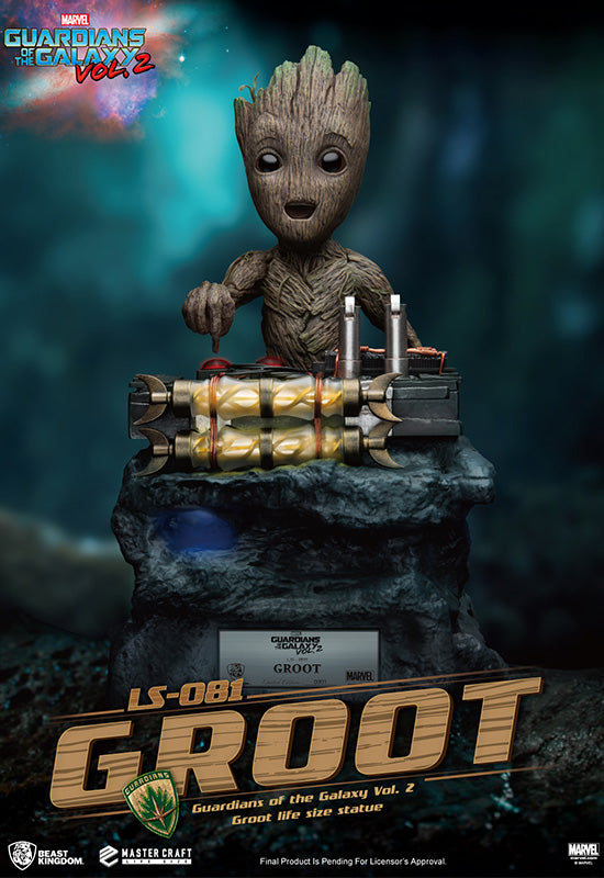 GUARDIANS OF THE GALAXY VOL. 2 Beast Kingdom GROOT LIFE SIZE STATUE