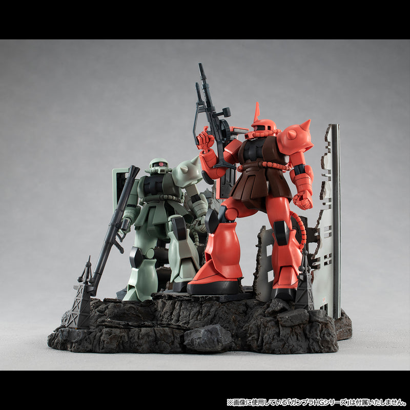 Realistic Model Series MEGAHOUSE Mobile Suit Gundam (For 1／144 HG series) G Structure 【GS02】Ruins at New Yark