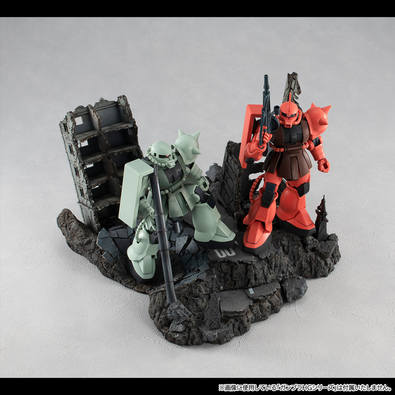 Realistic Model Series MEGAHOUSE Mobile Suit Gundam (For 1／144 HG series) G Structure 【GS02】Ruins at New Yark