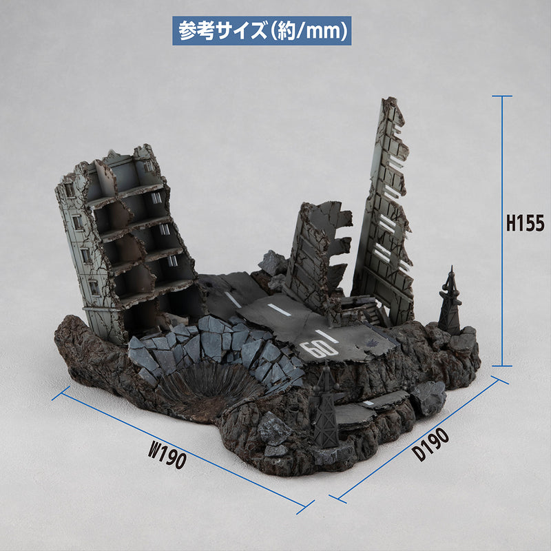 Realistic Model Series MEGAHOUSE Mobile Suit Gundam (For 1／144 HG series) G Structure 【GS02】Ruins at New Yark