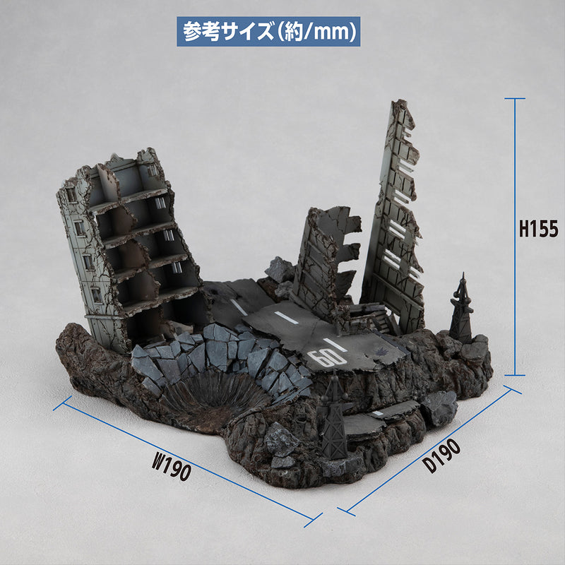 Realistic Model Series MEGAHOUSE Mobile Suit Gundam (For 1／144 HG series) G Structure 【GS02】Ruins at New Yark