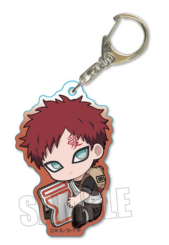 NARUTO Bell House GyuGyutto Acrylic Key Chain Gaara