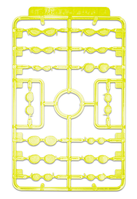 MODELING SUPPLY PLUM GLASSES ACCESSORIES-3 [YELLOW COLOUR]