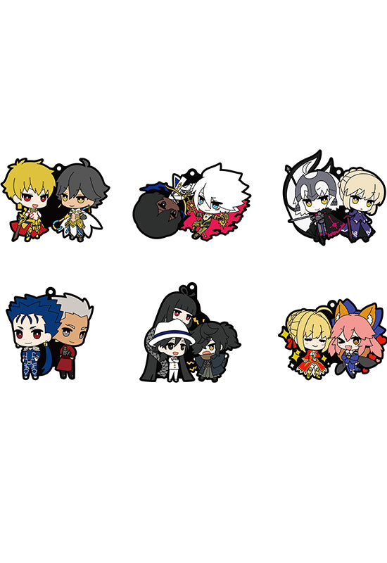 RUBBER MASCOT BUDDY COLLE MEGAHOUSE Fate/Grand Order (Set of 6 Characters)