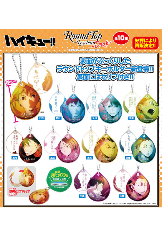 Haikyu!! Takaratomy Arts Round Top Key Chain -Drop-(1 Random)