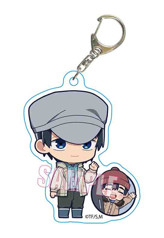 Chainsaw Man Bell House Petit Memo! Acrylic Key Chain Hayakawa Aki (Childhood) & Taiyo