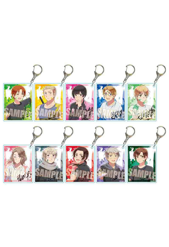 Hetalia World Stars Bell House Trading Acrylic Key Chain Coverall Ver.(1 Random)