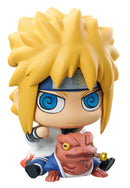 NARUTO MEGAHOUSE SOFT VINYL MASCOT FIGURE MINATO & GAMABUNTA