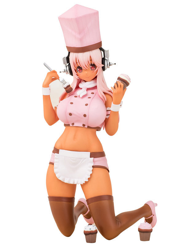 Super Sonico Chara-ani Nama Figure Patissier Strawberry Choco Ver. 1/6 PVC Figure