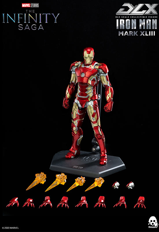 Avengers: Infinity Saga threezero 1/12 scale DLX Iron Man Mark 43