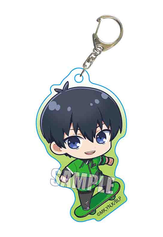 Blue Lock Bell House Acrylic Key Chain Isagi Yoichi Skater Ver.