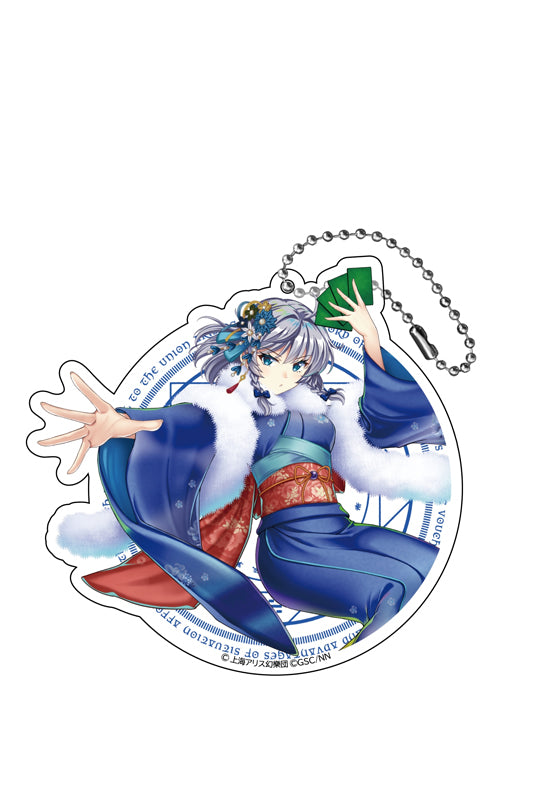 Touhou Lost Word Y Line Big Acrylic Key Chain Izayoi Sakuya Kanai Anzen Maid