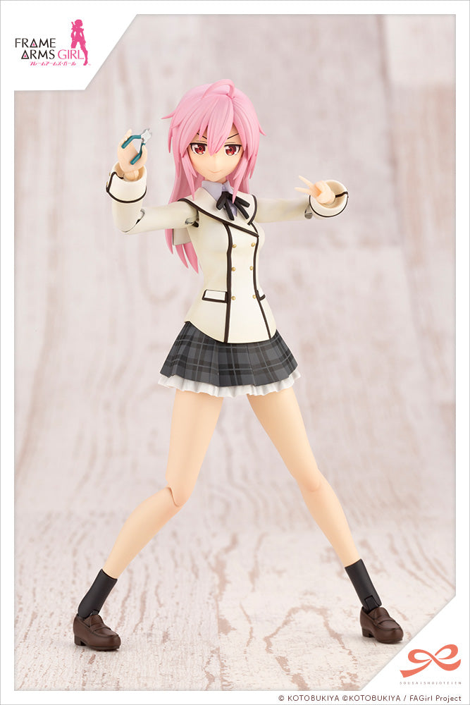 SOUSAISHOJOTEIEN Kotobukiya AO GENNAI (WAKABA GIRLS’ HIGH SCHOOL WINTER CLOTHES) DREAMING STYLE HAPPY MONOCHROME