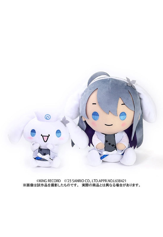 Hypnosismic -Division Rap Battle- Movic Sanrio Nakayoku Edit Plush Set Jinguji Jakurai x Cinnamoroll