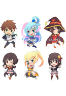 KONO SUBARASHII SEKAI NI SYUKUFUKU WO! LEGEND OF CRIMSON Good Smile Company Nendoroid Plus Collectible Keychains (Set of 6 Characters)