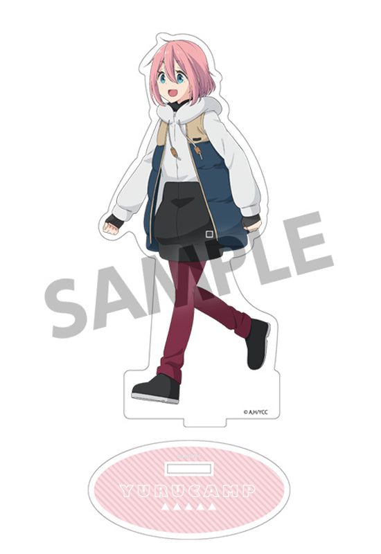 Yurucamp Movie Hobby Stock Acrylic Figure Kagamihara Nadeshiko